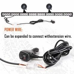 New ???? Traffic Advisor Light Bar 35.5 Inch 13 Flash Patterns 32 Led Warning Emergency Strobe Light Bar Directional Flashing Led Safety Lights With Cigar Lighter (35.5 Inch, Yellow/White) ⌛ 20 New ???? Traffic Advisor Light Bar 35.5 Inch 13 Flash Patterns 32 Led Warning Emergency Strobe Light Bar Directional Flashing Led Safety Lights With Cigar Lighter (35.5 Inch, Yellow/White) ⌛ -Govee-shop 51koblHauEL