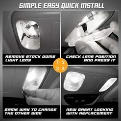 Hot Sale ⌛ Roof Map Dome Light Cover Overhead Console Reading Lamp Lens Compatible With 2002-2010 DodgeRam Clear ???? -Govee-shop 51l5R65njLL
