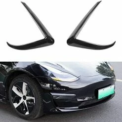 Cheapest ✨ Xipoo Fit Tesla Model 3 Fog Light Trim Front Fog Light Cover Eyebrow Cover Trim Frame Exterior Decoration For 2017 2018 2019 2020 2021 2022 Tesla Model 3 Accessories (Matte Black) ???? -Govee-shop 51lRhmoSrTL. AC