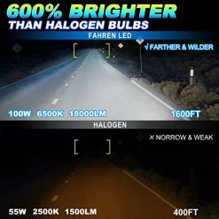 Wholesale ⌛ Fahren 9012/HIR2 LED Headlight Bulbs, 120W 20000LM 600% Brighter LED Headlights Conversion Kit 6500K Cool White IP68 Waterproof Halogen Bulb Replacement Plug And Play ???? 13 Wholesale ⌛ Fahren 9012/HIR2 LED Headlight Bulbs, 120W 20000LM 600% Brighter LED Headlights Conversion Kit 6500K Cool White IP68 Waterproof Halogen Bulb Replacement Plug And Play ???? -Govee-shop 51lnkW9JgTL