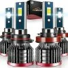Best deal ???? H11/H9/H8 Low Beam 9005/HB3 High Beam LED Headlight Bulbs Combo, 32000 Lumens 300% Brighter LED Headlight Bulb, 6500K Super Bright LED Conversion Kit, Pack Of 4 ???? 1 Best deal ???? H11/H9/H8 Low Beam 9005/HB3 High Beam LED Headlight Bulbs Combo, 32000 Lumens 300% Brighter LED Headlight Bulb, 6500K Super Bright LED Conversion Kit, Pack Of 4 ???? -Govee-shop 51m2tu9RAEL