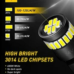 Cheapest ???? 194 LED Light Bulb 6000K White 168 2825 W5W T10 Wedge 24-SMD 3014 Chipsets LED Replacement Bulbs Error Free For Car Dome Map Door Courtesy License Plate Dash Instrument Lights, Pack Of 10 Brilliant Red ???? 14 Cheapest ???? 194 LED Light Bulb 6000K White 168 2825 W5W T10 Wedge 24-SMD 3014 Chipsets LED Replacement Bulbs Error Free For Car Dome Map Door Courtesy License Plate Dash Instrument Lights, Pack Of 10 Brilliant Red ???? -Govee-shop 51m2vP2HmGL