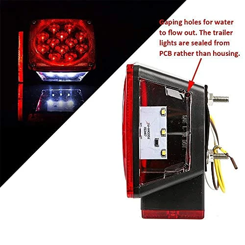 Outlet ✨ AUTO 12V Submersible LED Trailer Tail Light Kit For Under 80 Inch Trailer Boat Utility Trailer Waterproof (Trailer Light Kit) ???? 6 Outlet ✨ AUTO 12V Submersible LED Trailer Tail Light Kit For Under 80 Inch Trailer Boat Utility Trailer Waterproof (Trailer Light Kit) ???? - Image 4