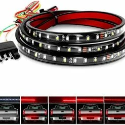 Outlet ???? 60" Truck Tailgate Light Bar 108 LED Single Row Tailgate Light Strip With Red Running Brake Lights Turn Signal White Reverse Light, 2 Years Warranty ❤️ -Govee-shop 51mGBByUpQL. AC
