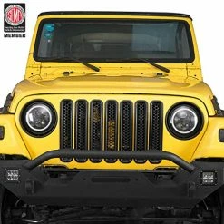 Outlet ???? Hooke Road Wrangler TJ Matte Black Headlight Bezels Cover Trim For 1997-2006 Jeep Wrangler TJ (Pair) ????