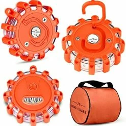 Best Pirce ???? 6 Pack LED Road Flares Emergency Lights Roadside Safety Beacon Disc Flashing Warning Flare Kit With Magnetic Base & Hook For Car Truck Boats | 9 Flash Modes (Batteries Not Included) (6) ✔️ 19 Best Pirce ???? 6 Pack LED Road Flares Emergency Lights Roadside Safety Beacon Disc Flashing Warning Flare Kit With Magnetic Base & Hook For Car Truck Boats | 9 Flash Modes (Batteries Not Included) (6) ✔️ -Govee-shop 51mgSOxaqtL. AC
