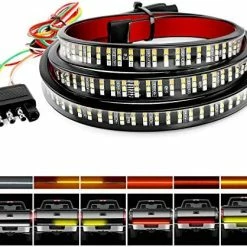Best reviews of ???? TR-04 Truck Tailgate Bar 60" Triple Row 504 LED Strip With Red Brake White Reverse Sequential Amber Turning Signals Strobe Lights，2 Years Warranty ???? -Govee-shop 51p1JebeUfL. AC