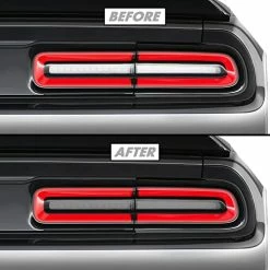 Cheap ✨ PreCut Vinyl Smoke Tint For 2015-2022 Dodge Challenger Taillight (1. Taillight, 20% Dark Smoke) ⌛ -Govee-shop 51p41EVE9L. AC