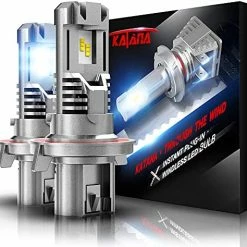 Promo ❤️ Fanless 9007 LED Headlight Bulbs | 12000LM 60W Wireless HB5 All-in-One Conversion Kit | PHI Chips Super Bright 6500K Xenon White Halogen Replacement ???? -Govee-shop 51q0goI1mvS. AC