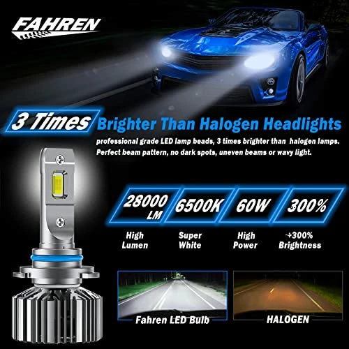 Top 10 ???? Ursprung H11/H9/H8 Low Beam 9005/HB3 High Beam LED Headlight Bulbs Combo, 28000 Lumens 6500K Cool White Super Bright LED Headlights Conversion Kits IP68 Waterproof, Pack Of 4 ???? 3 Top 10 ???? Ursprung H11/H9/H8 Low Beam 9005/HB3 High Beam LED Headlight Bulbs Combo, 28000 Lumens 6500K Cool White Super Bright LED Headlights Conversion Kits IP68 Waterproof, Pack Of 4 ???? - Image 2