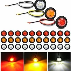 Best Pirce ???? TL-04 10 PCS 3/4 Inch Round LED Clearance Light LED Front Rear Side Marker Indicator Light Bullet Marker Light For Truck RV Car Bus Trailer Van Caravan Boat 12V, Red, 2 Years Warranty 30pcs Amber Red White ???? 14 Best Pirce ???? TL-04 10 PCS 3/4 Inch Round LED Clearance Light LED Front Rear Side Marker Indicator Light Bullet Marker Light For Truck RV Car Bus Trailer Van Caravan Boat 12V, Red, 2 Years Warranty 30pcs Amber Red White ???? -Govee-shop 51qFS29U8vL. AC