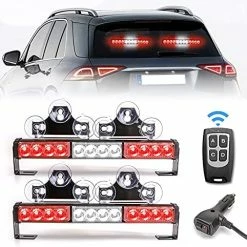 Outlet ⭐ 2 In 1 Emergency Traffic Advisor Strobe Lights Bar For Vehicles Trucks Amber And White 23 Flash Patterns 2pcs 12.8 Inch Safety Warning Lights Wireless Remote Control ???? -Govee-shop 51qYpZSm6JL. AC