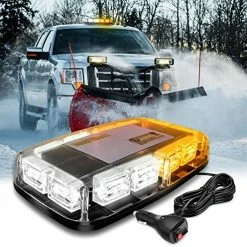 Top 10 ???? 12” Roof Top Strobe Lights 48LED Amber White Hazard Light Emergency Safety Warning LED Flashing Light Bar Magnetic Mount For 12V 24V Cars Trucks Tractors Snow Plows Construction Vehicles ???? -Govee-shop 51rV2mx KBL. AC