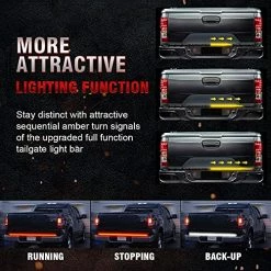 Wholesale ???? Triple Row 60 Inch 504 Pcs LED For Pick Up/Truck Tailgate Light Bar Side Bed Light Strip Bar IP67 Waterproof Reverse- 6 Functions Tail/Brake/Sequential/Turn Signals/Reverse/Flashing Lights ???? -Govee-shop 51rWPYgVQPL