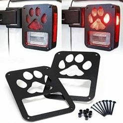 Promo ???? Xprite Aluminum Alloy “American US Flag” Tail Light Covers Guards Protectors Compatible With 2007-2018 Jeep Wrangler JK Unlimited Accessories -Pair ❤️ -Govee-shop 51rYFv3Qk2L. AC