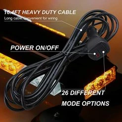 Budget ???? 16.8 Inch LED Strobe Flashing Light Bar, 26 Flashing Modes High Intensity Emergency Hazard Warning Beacon Lights With Magnetic Base For Car Trucks Trailer Roof Safety (Amber White Amber White) ???? 16 Budget ???? 16.8 Inch LED Strobe Flashing Light Bar, 26 Flashing Modes High Intensity Emergency Hazard Warning Beacon Lights With Magnetic Base For Car Trucks Trailer Roof Safety (Amber White Amber White) ???? -Govee-shop 51rb6YdG68L