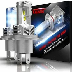 Promo ❤️ Fanless 9007 LED Headlight Bulbs | 12000LM 60W Wireless HB5 All-in-One Conversion Kit | PHI Chips Super Bright 6500K Xenon White Halogen Replacement ???? -Govee-shop 51s7PgvD8uL. AC