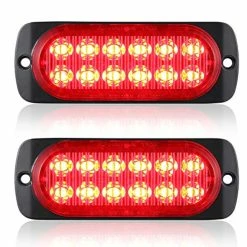 Brand new ???? Pack Of 2 Aluminum Housing Red LED Trailer Stop Brake Turn Tail Lights, DOT Compliant Waterproof Surface Mount Lighting For Truck Tractor Jeep RV ????