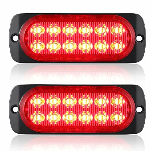 Brand new ???? Pack Of 2 Aluminum Housing Red LED Trailer Stop Brake Turn Tail Lights, DOT Compliant Waterproof Surface Mount Lighting For Truck Tractor Jeep RV ???? 3 Brand new ???? Pack Of 2 Aluminum Housing Red LED Trailer Stop Brake Turn Tail Lights, DOT Compliant Waterproof Surface Mount Lighting For Truck Tractor Jeep RV ????