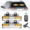 Outlet ⭐ 2 In 1 Emergency Traffic Advisor Strobe Lights Bar For Vehicles Trucks Amber And White 23 Flash Patterns 2pcs 12.8 Inch Safety Warning Lights Wireless Remote Control ???? -Govee-shop 51sADd2XK0L