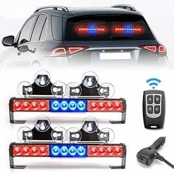 Outlet ⭐ 2 In 1 Emergency Traffic Advisor Strobe Lights Bar For Vehicles Trucks Amber And White 23 Flash Patterns 2pcs 12.8 Inch Safety Warning Lights Wireless Remote Control ???? -Govee-shop 51sgjGpTJGL. AC