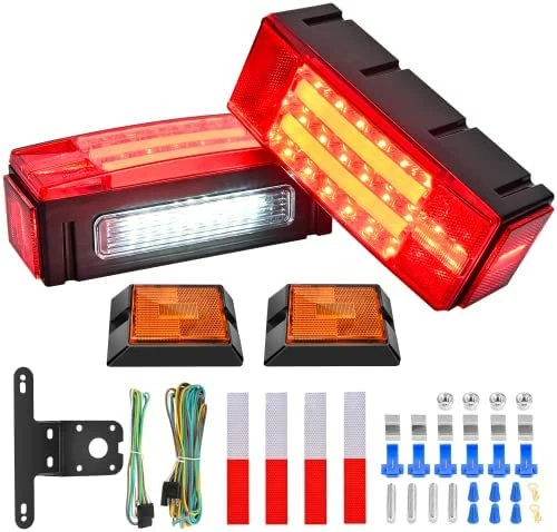 New ???? TL-20 2PCS Submersible Kit Low Profile Rectangular LED Stop Tail Turn Signal Side Marker Light On 12V RV Pickup Trucks Marine Boats Trailers, 2 Years Warranty ???? 10 New ???? TL-20 2PCS Submersible Kit Low Profile Rectangular LED Stop Tail Turn Signal Side Marker Light On 12V RV Pickup Trucks Marine Boats Trailers, 2 Years Warranty ???? - Image 8