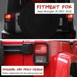 Hot Sale ???? Jeep Light Covers US Flag Light Guards Protectors Compatible With 2007-2018 Jeep Wrangler JK Unlimited Jeep Lights Cover Accessories ???? -Govee-shop 51uRJiQBKwL