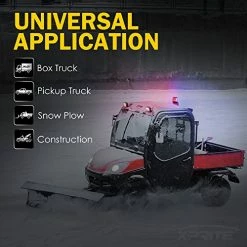 Best Pirce ???? Red & Blue LED Rooftop Beacon Strobe Light Magnetic Base, Safety Warning Police Flashing Lights For Law Enforcement Vehicles Forklift Patrol Security Trucks Cruiser UTV ATV Snowplow Volun ???? -Govee-shop 51uWUk1eLHL