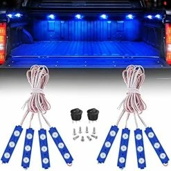 Deals ???? TR-08 8PCS 24LED Rock Light For Cargo Truck Pickup Bed Off Road Under Car Side Marker LED Rock Lighting Kit W/Switch White, 2 Years Warranty ???? -Govee-shop 51um3OZPRdL. AC