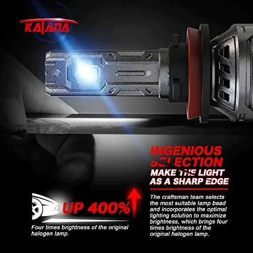 Flash Sale ???? H11 LED Headlight Bulbs,16000LM 70W 6500K Extremely Super Bright H8 H9 LED Bulbs All-in-One Conversion Kit Of 2 Halogen Replacement ???? 5 Flash Sale ???? H11 LED Headlight Bulbs,16000LM 70W 6500K Extremely Super Bright H8 H9 LED Bulbs All-in-One Conversion Kit Of 2 Halogen Replacement ???? - Image 3