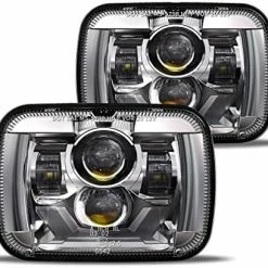 Top 10 ???? Wstar 2022 Upgraded 180W DOT 500% Bright Anti-glare H6054 5x7 7x6 Led Headlights,DRL Turn Signal Hi/Low Sealed Beam Compatible With Jeep Cherokee XJ Wrangler YJ Ford Chevy GMC Toyota Nissan Dodge Etc Black ???? -Govee-shop 51vVdM9hML. AC