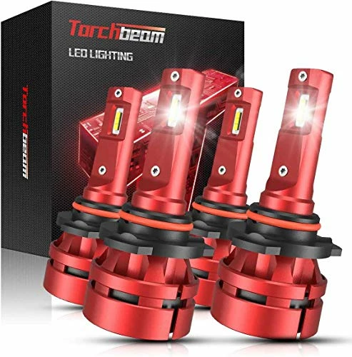 Best deal ✔️ Torchbeam T2 9005/HB3 9006/HB4 LED Bulb Combo, 60W 16000 Lumens 6500K Super Bright Replacement Bulbs Kit, 400% Brightness, Canbus Ready, Plug And Play With Fan, Pack Of 4 ???? 3 Best deal ✔️ Torchbeam T2 9005/HB3 9006/HB4 LED Bulb Combo, 60W 16000 Lumens 6500K Super Bright Replacement Bulbs Kit, 400% Brightness, Canbus Ready, Plug And Play With Fan, Pack Of 4 ????