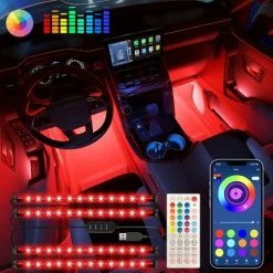 Budget ???? Interior Car Lights Keepsmile Car Accessories Car Led Lights APP Control With Remote Music Sync Color Change RGB Under Dash Car Lighting With Car Charger 12V 2A LED Lights For Car (RGB) ???? 15 Budget ???? Interior Car Lights Keepsmile Car Accessories Car Led Lights APP Control With Remote Music Sync Color Change RGB Under Dash Car Lighting With Car Charger 12V 2A LED Lights For Car (RGB) ???? -Govee-shop 51vb4Y7bVL. AC
