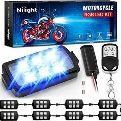 Cheapest ???? 8PCS Motorcycle RGB Led Light Kit Waterproof Multi-Color Atmosphere Lights Lamp With 4Key RF Wireless Remote For Harley Davidson Honda Kawasaki Suzuki, 2 Years Warranty (TL-42) ???? 12 Cheapest ???? 8PCS Motorcycle RGB Led Light Kit Waterproof Multi-Color Atmosphere Lights Lamp With 4Key RF Wireless Remote For Harley Davidson Honda Kawasaki Suzuki, 2 Years Warranty (TL-42) ???? -Govee-shop 51wEV8DlraL. AC