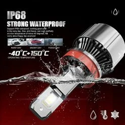 Discount ???? Au-kee Aukee H11 LED Bulbs, 50W 10000 Lumens Extremely Bright 6000K H8 H9 Cool White Conversion Kit Replacement Light Bulb ???? -Govee-shop 51xrCFAbEsL