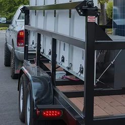 Hot Sale ???? Trailer Lights Welded Mount Steel Boxes Kit W/6 Inch LED Oval Tail Lights & 2 Inch LED Red Round Side Lights W/ Grommet Wire Connectors, 2 Pack ⭐ -Govee-shop 51yFsBhOAKL