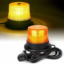 Best Pirce ???? Red & Blue LED Rooftop Beacon Strobe Light Magnetic Base, Safety Warning Police Flashing Lights For Law Enforcement Vehicles Forklift Patrol Security Trucks Cruiser UTV ATV Snowplow Volun ???? -Govee-shop 51ycEGOxoEL. AC