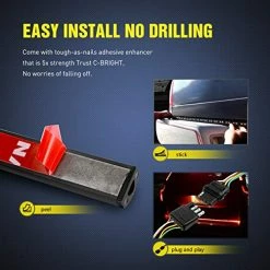 Outlet ???? 60" Truck Tailgate Light Bar 108 LED Single Row Tailgate Light Strip With Red Running Brake Lights Turn Signal White Reverse Light, 2 Years Warranty ❤️ -Govee-shop 51yhCoYDNjL