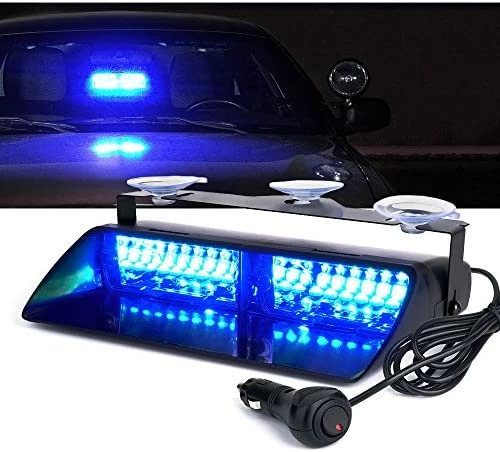 New ???? Blue LED Emergency Strobe Lights W/Suction Cups, Front Windshield Dash Deck Hazard Warning Police Flashing Light For Volunteer Firefighter Law Enforcement Vehicles Trucks ⌛ 15 New ???? Blue LED Emergency Strobe Lights W/Suction Cups, Front Windshield Dash Deck Hazard Warning Police Flashing Light For Volunteer Firefighter Law Enforcement Vehicles Trucks ⌛ - Image 13