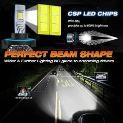 Hot Sale ???? Ahren 9008/H13 LED Headlight Bulbs, 120W 22000 Lumens Bright LED Headlights, 6500K Cool White LED Headlight Conversion Kit IP68 Waterproof, Quick Installation, Pack Of 2 ???? 12 Hot Sale ???? Ahren 9008/H13 LED Headlight Bulbs, 120W 22000 Lumens Bright LED Headlights, 6500K Cool White LED Headlight Conversion Kit IP68 Waterproof, Quick Installation, Pack Of 2 ???? -Govee-shop 51z747tTxFL