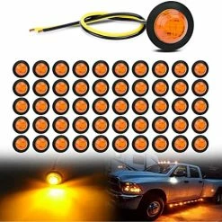 Best Pirce ???? TL-04 10 PCS 3/4 Inch Round LED Clearance Light LED Front Rear Side Marker Indicator Light Bullet Marker Light For Truck RV Car Bus Trailer Van Caravan Boat 12V, Red, 2 Years Warranty 30pcs Amber Red White ???? 15 Best Pirce ???? TL-04 10 PCS 3/4 Inch Round LED Clearance Light LED Front Rear Side Marker Indicator Light Bullet Marker Light For Truck RV Car Bus Trailer Van Caravan Boat 12V, Red, 2 Years Warranty 30pcs Amber Red White ???? -Govee-shop 51z9FrkzOML. AC
