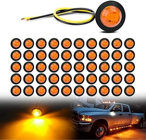 Best Pirce ???? TL-04 10 PCS 3/4 Inch Round LED Clearance Light LED Front Rear Side Marker Indicator Light Bullet Marker Light For Truck RV Car Bus Trailer Van Caravan Boat 12V, Red, 2 Years Warranty 30pcs Amber Red White ???? 9 Best Pirce ???? TL-04 10 PCS 3/4 Inch Round LED Clearance Light LED Front Rear Side Marker Indicator Light Bullet Marker Light For Truck RV Car Bus Trailer Van Caravan Boat 12V, Red, 2 Years Warranty 30pcs Amber Red White ???? - Image 7