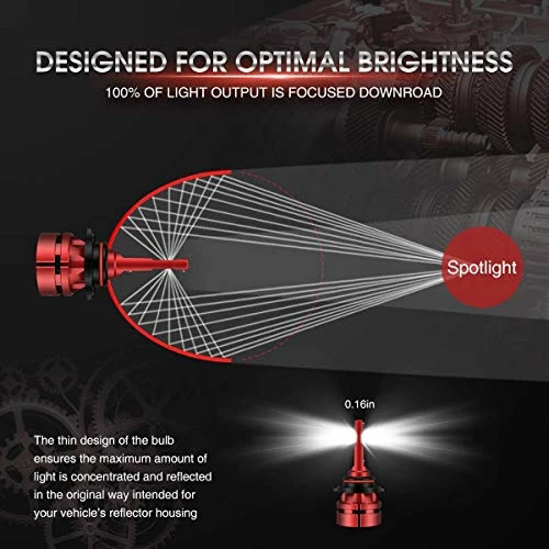 Best deal ✔️ Torchbeam T2 9005/HB3 9006/HB4 LED Bulb Combo, 60W 16000 Lumens 6500K Super Bright Replacement Bulbs Kit, 400% Brightness, Canbus Ready, Plug And Play With Fan, Pack Of 4 ???? 4 Best deal ✔️ Torchbeam T2 9005/HB3 9006/HB4 LED Bulb Combo, 60W 16000 Lumens 6500K Super Bright Replacement Bulbs Kit, 400% Brightness, Canbus Ready, Plug And Play With Fan, Pack Of 4 ???? - Image 2