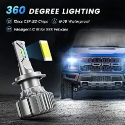 Flash Sale ???? H7 LED Headlight Bulbs, 110W 20000 Lumens Per Set Super Bright CSP Chips LED Headlights Conversion Kit 6500K Cool White With 12000 RPM Fan, Pack Of 2 ???? 12 Flash Sale ???? H7 LED Headlight Bulbs, 110W 20000 Lumens Per Set Super Bright CSP Chips LED Headlights Conversion Kit 6500K Cool White With 12000 RPM Fan, Pack Of 2 ???? -Govee-shop 51zO4Bh7ZRL