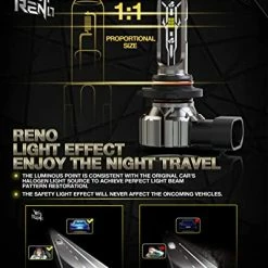 Buy ???? 9005 9006 LED Headlight Bulbs, HB3 HB4 12000LM 6000K Xenon White Halogen Fanless Plug And Play Conversion Kit Replacement, Pack Of 4 ???? -Govee-shop 51zwRnMvHbL