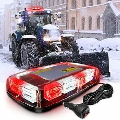 Top 10 ???? 12” Roof Top Strobe Lights 48LED Amber White Hazard Light Emergency Safety Warning LED Flashing Light Bar Magnetic Mount For 12V 24V Cars Trucks Tractors Snow Plows Construction Vehicles ???? -Govee-shop 61AnzxE3C3L. AC
