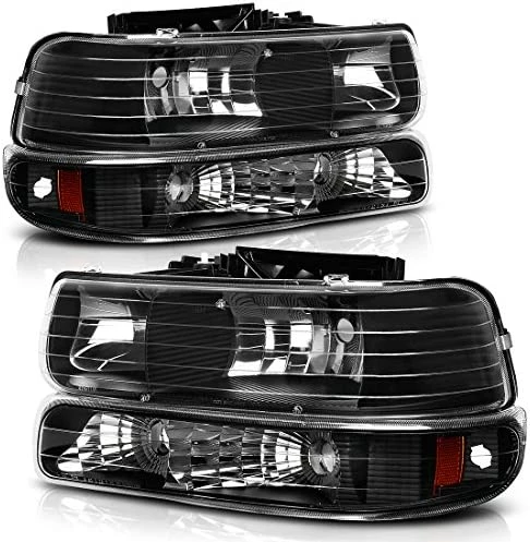 Coupon ???? Headlight Assembly Compatible With 1999-2002 Chevy Silverado 1500 2500/2001-2002 Chevy Silverado 1500HD 2500HD 3500/2000-2006 Tahoe Suburban 1500 2500 Headlamp With Bumper Lights B Smoke Bumper Lights Amber Reflector ???? 10 Coupon ???? Headlight Assembly Compatible With 1999-2002 Chevy Silverado 1500 2500/2001-2002 Chevy Silverado 1500HD 2500HD 3500/2000-2006 Tahoe Suburban 1500 2500 Headlamp With Bumper Lights B Smoke Bumper Lights Amber Reflector ???? - Image 8