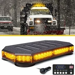 Discount ???? 42 LED Roof Top Strobe Beacon Light Bar, High Bright Hazard Warning Flashing Plow Light With Synchronous Controller For Construction Vehicles, Tow Trucks, Postal Cars, Snowplow (Amber/White) ✔️ 19 Discount ???? 42 LED Roof Top Strobe Beacon Light Bar, High Bright Hazard Warning Flashing Plow Light With Synchronous Controller For Construction Vehicles, Tow Trucks, Postal Cars, Snowplow (Amber/White) ✔️ -Govee-shop 61DbSpdy 9L. AC