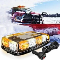 Top 10 ???? 12” Roof Top Strobe Lights 48LED Amber White Hazard Light Emergency Safety Warning LED Flashing Light Bar Magnetic Mount For 12V 24V Cars Trucks Tractors Snow Plows Construction Vehicles ???? -Govee-shop 61OVvKRZ9L. AC
