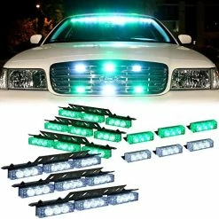Best Sale ✨ Red White 54X LED Flashing Emergency Warning Light For Dash Visor Deck Grille - Interior Strobe Lights For Volunteer Firefighter Vehicles Amber/white ???? -Govee-shop 61UooDmJ4UL. AC